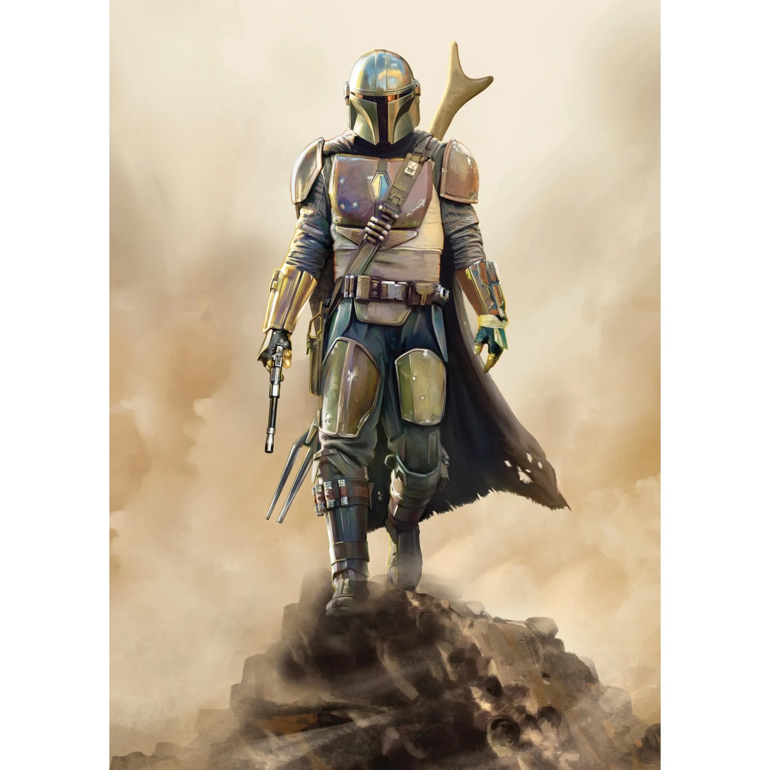E-shop Komar Vliesová fototapeta Star Wars The Mandalorian The Hunter 200 x 280 cm