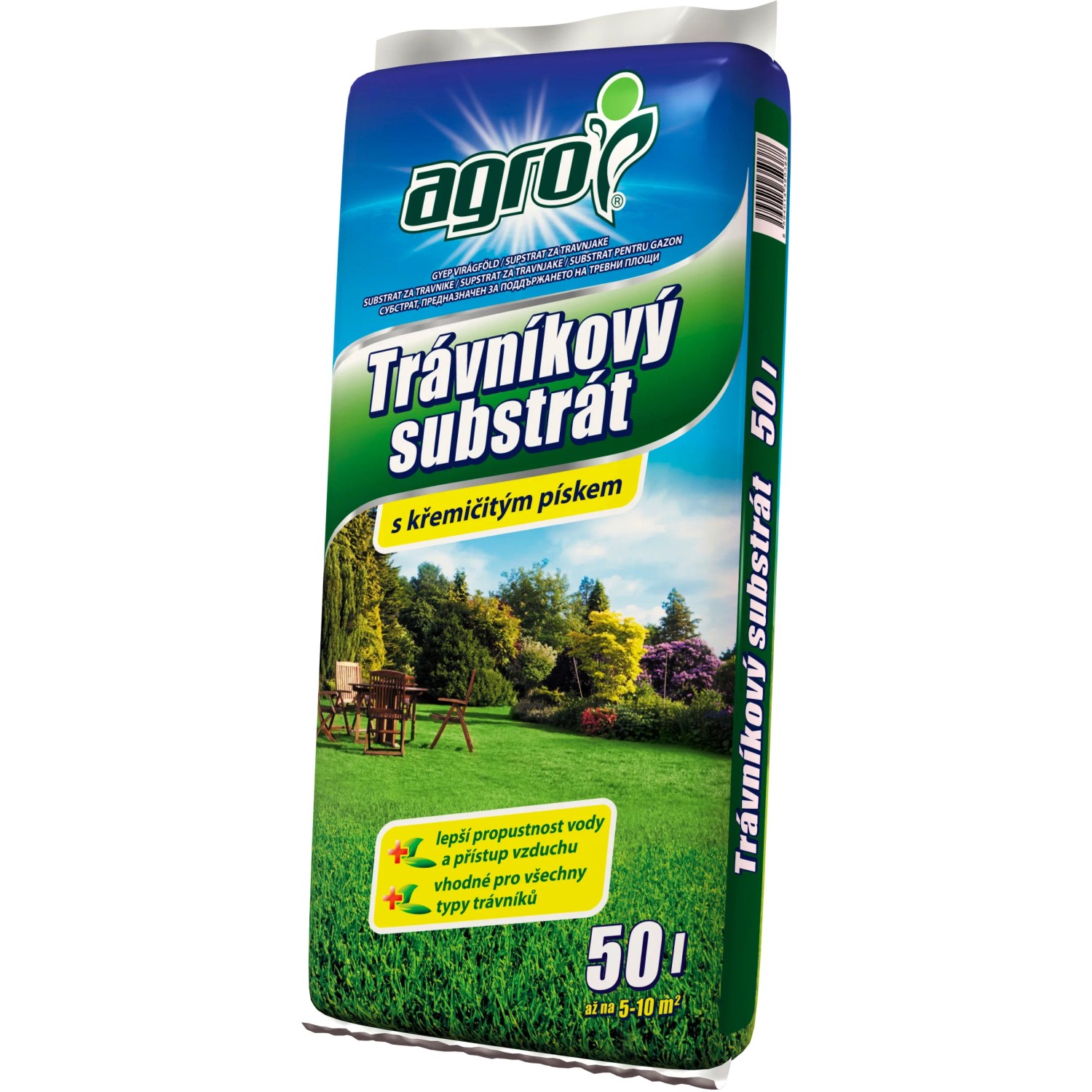 E-shop AGRO Trávnikový substrát 50 l