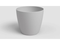 Artevasi Kvetináč San Remo s kolieskami, matná svetlo sivá, pr. 42 cm
