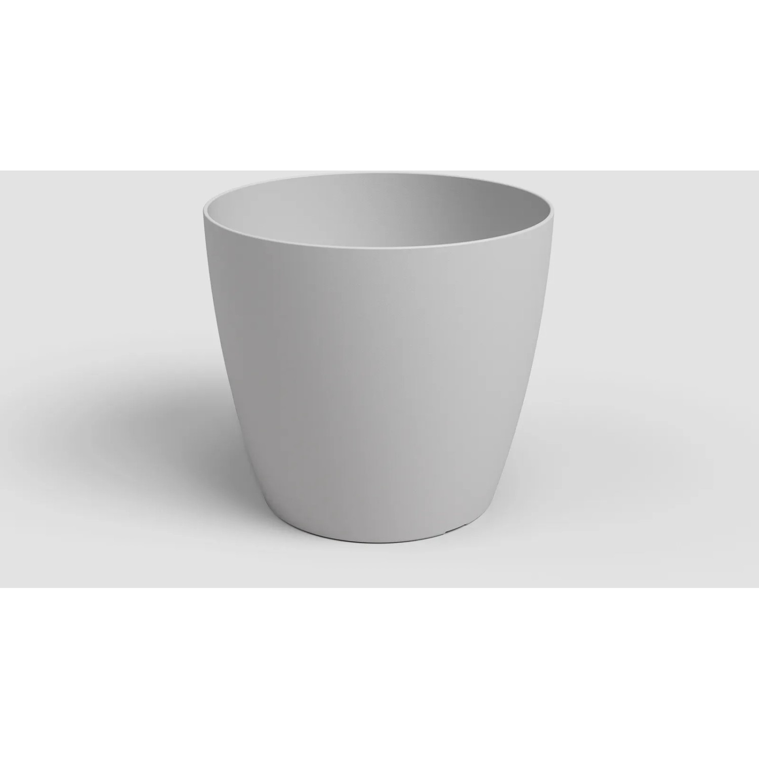 E-shop Artevasi Kvetináč San Remo s kolieskami, matná svetlo sivá, pr. 42 cm