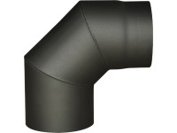 Koleno dymové 90° hrubostenné, pr. 150 mm, čierne