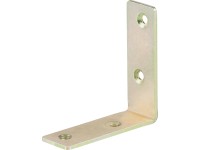 Konštrukčný uholník žlto pozinkovaný 60 mm x 60 mm x 20 mm