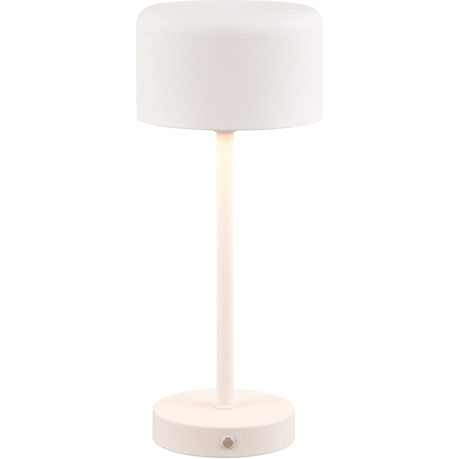 E-shop Reality Stolná LED lampa Jeff, 1,5 W, 120lm, 3000K, mat. biela, pr. 12,6 x 30 cm