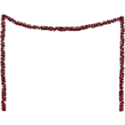 LED svetelná reťaz s lamelou s 27 LED diódami, červená