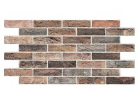 PVC obkladový panel Brick Burnt 0,35 mm, 98 x 48,5 cm