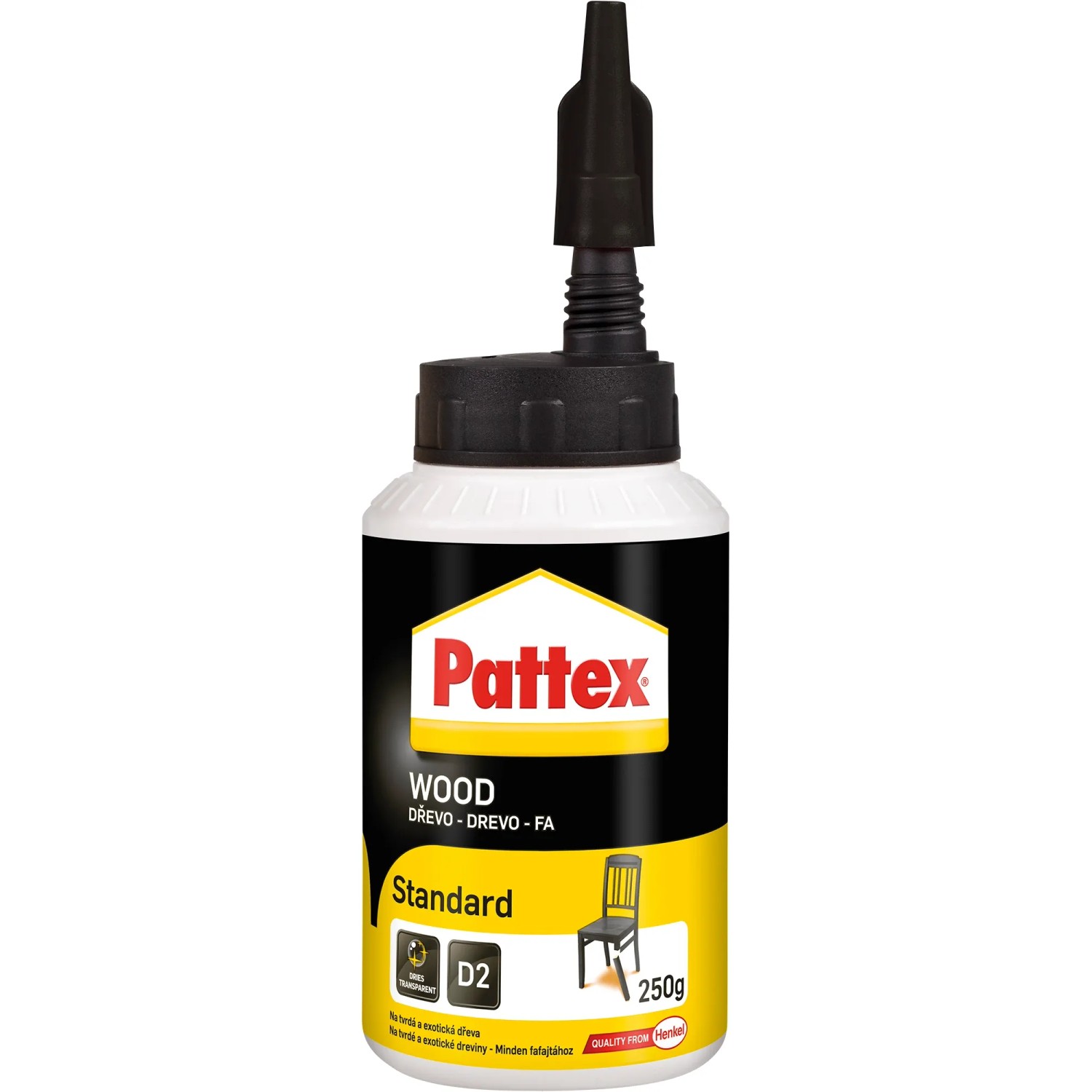 E-shop Pattex Univerzálne disperzné lepidlo WOOD STANDARD 250 g