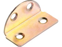 Uholník pre drevotrieskové dosky nažlto pozinkovaný 40 mm x 19 mm