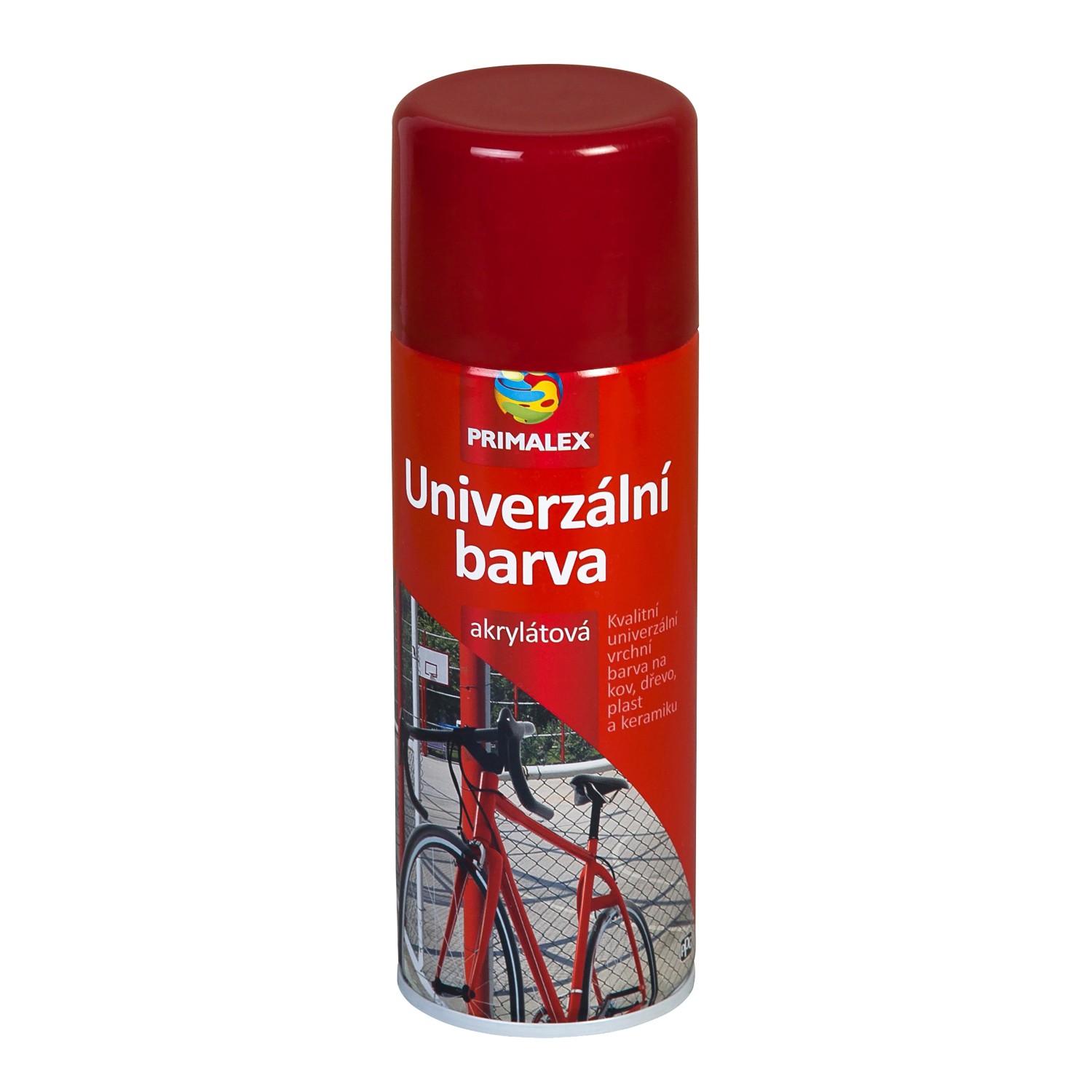 E-shop PRIMALEX Univerzálna farba v spreji RAL 3003 rubínová červená 400 ml