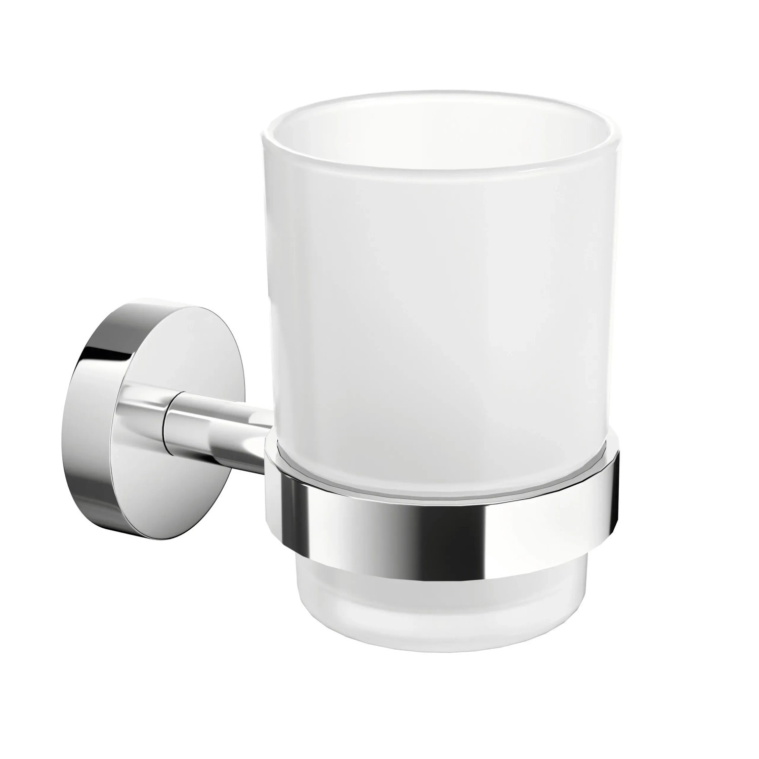 E-shop tesa Držiak kelímka na zubné kefky Smooz, chróm, 96 x 109 x 70 mm