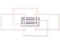 Just Light. LED svietidlo Iven strieborné 41W 3000lm 3000K 95 x 345 x 700 mm