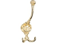 Siro Háčik na klobúky 504 kovový lesklá mosadz rozstup otvorov 26 mm