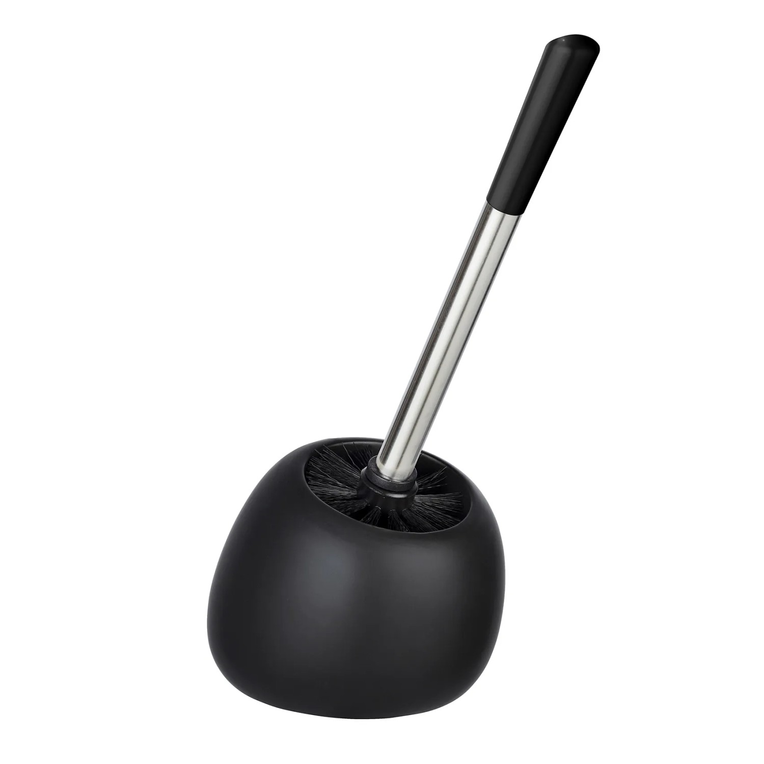 E-shop Wenko WC súprava Polaris držiak na WC kefu 17 x 34,5 x 14,5 cm čierna
