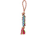 Jollypaw Krútená palička na pletenej šnúrke prírodná guma 37 cm Jollypaw Krútená palička na pletenej šnúrke prírodná guma 37 cm