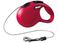 Flexi Vôdzka navíjacia lanková New Classic, veľkosť XS, 3 m, červená