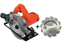 Black+Decker Kotúčová píla CS1250LA + 2 x pílový kotúč