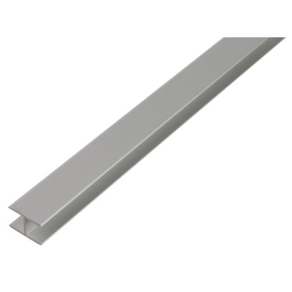 GAH Alberts H-profil, samosv., elox. hl., str., 20 x 10,9 x 1000 mm, hr. 1,5 mm