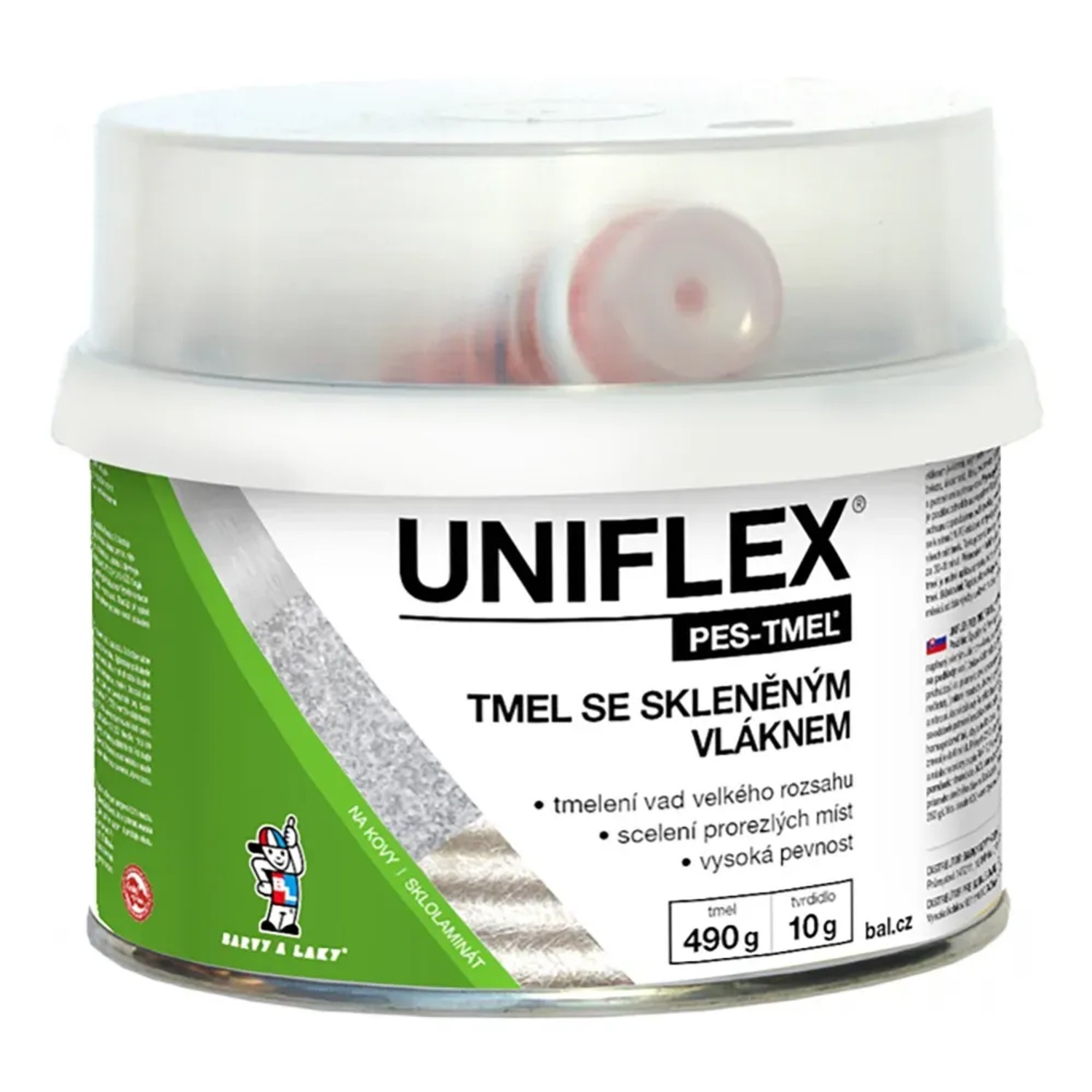 E-shop Uniflex Vlákno polyesterový tmel 485 g + 15 g