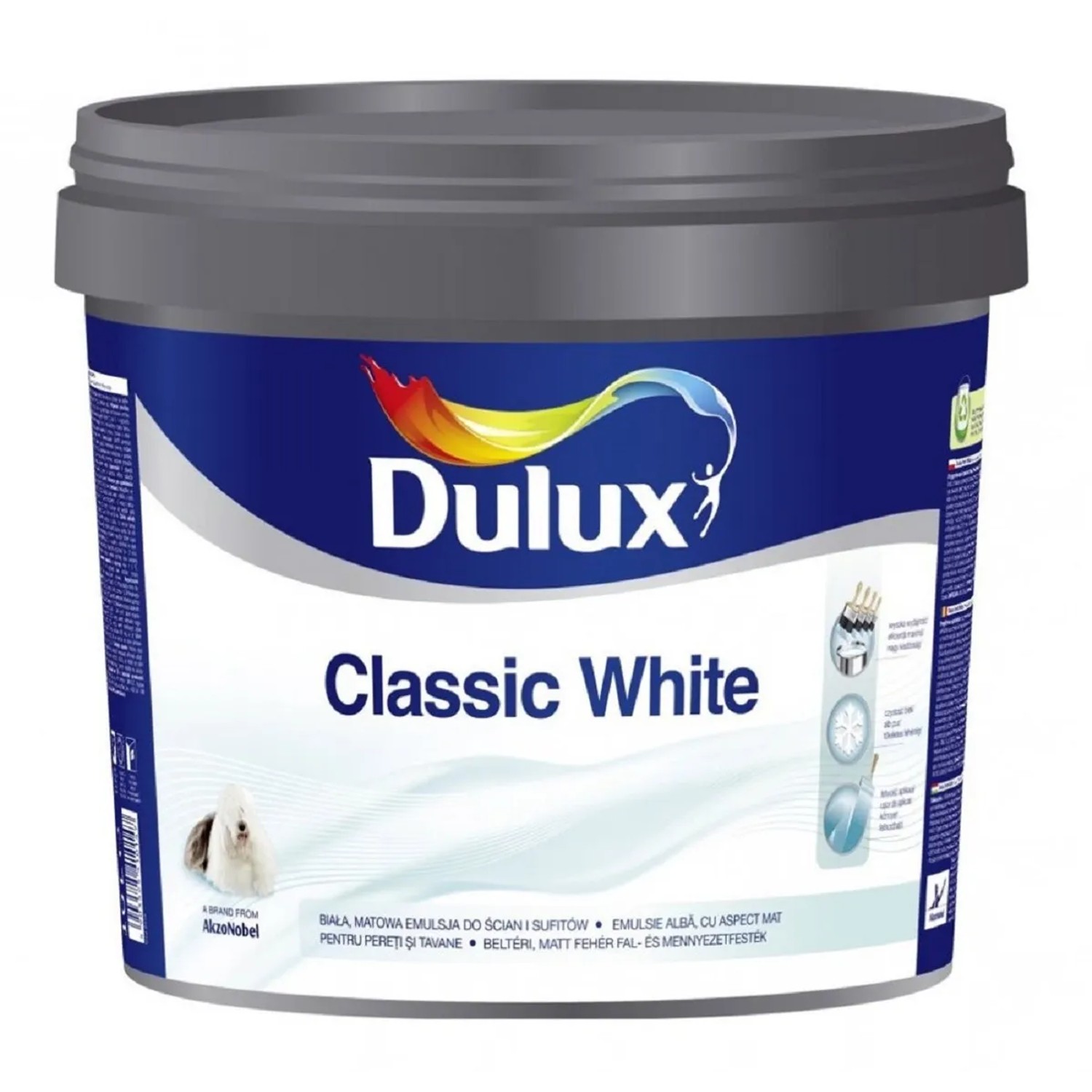 E-shop Dulux Interiérová emulzná farba Classic White 10 l