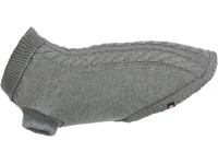 Trixie Sveter pre psov Kenton, sivý, veľ. XS: 24 cm