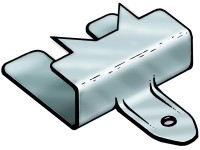 Profilová úchytka C3 pre nástenné a stropné panely, 250 ks