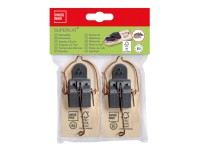 SuperCat Drevená pasca na myši, 2ks