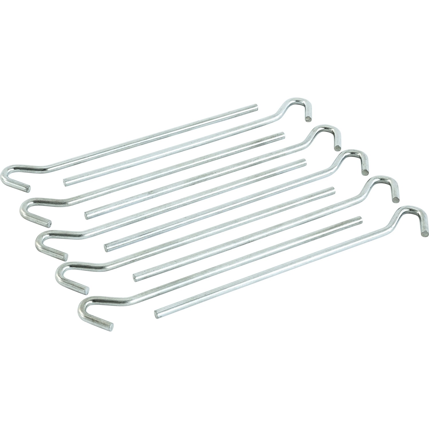 E-shop LUX-TOOLS Stanové kolíky s háčikom, pozinkované, 10 ks, 180 mm