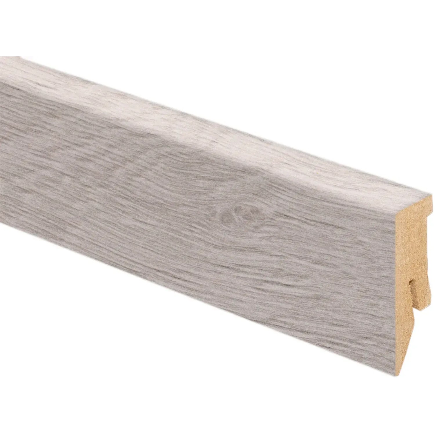 E-shop Kaindl Soklová lišta, dub sivý, 50 x 18 x 2600 mm