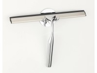 Wenko Kúpeľňová stierka Terni Plus, nerezová oceľ/silikón, 24,5 x 16,5 cm