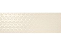 Dekor Anouk bianco, matný biely, 20 x 60 cm, 1 ks