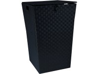 Kôš na bielizeň z PP výpletu 35 cm x 35 cm x 55,5 cm čierny Kôš na bielizeň z PP výpletu 35 cm x 35 cm x 55,5 cm čierny