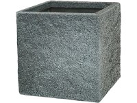 Kvetináč Revens hladký 29 cm x 30 cm x 30 cm tmavosivý