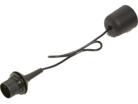 OBI E27 Závesné svietidlo 80 cm čierne