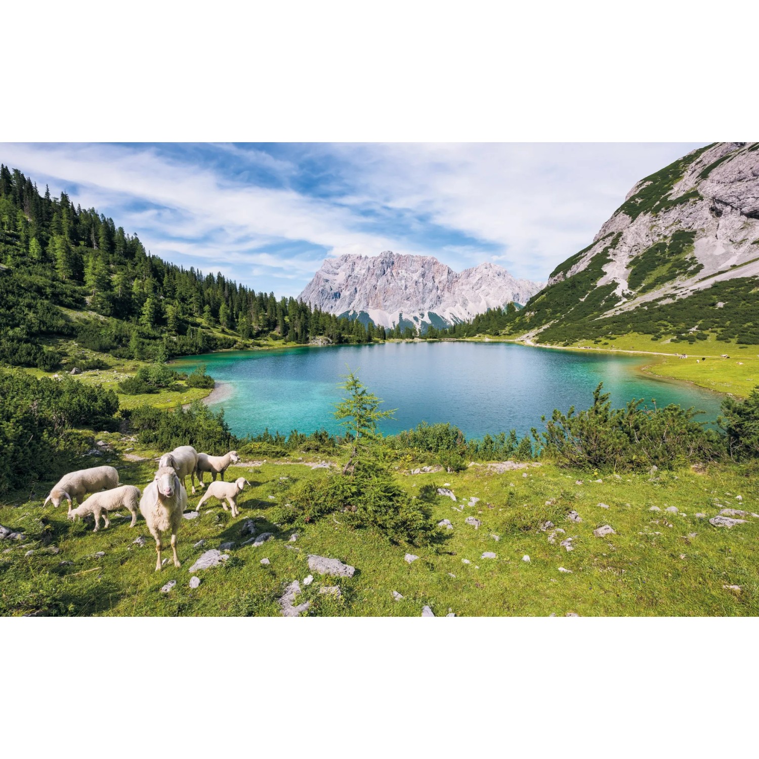 E-shop Komar Vliesová fototapeta Paradise Lake 400 x 250 cm