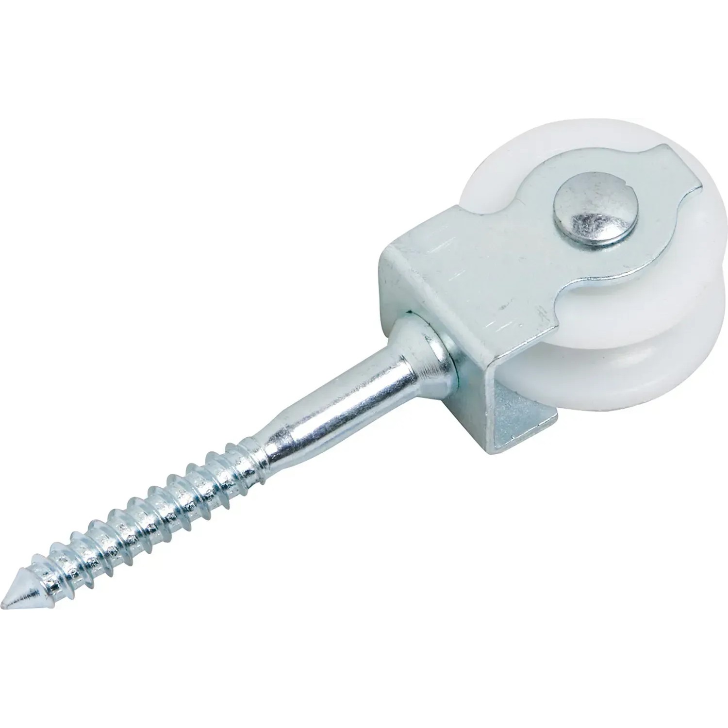 E-shop LUX-TOOLS Lanová kladka s skrutkou pozinkovaná oceľ/polyamid pr. 30 mm