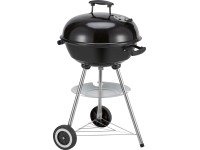 Kotlový gril na drevené uhlie čierny 85 x 55 x 52 cm