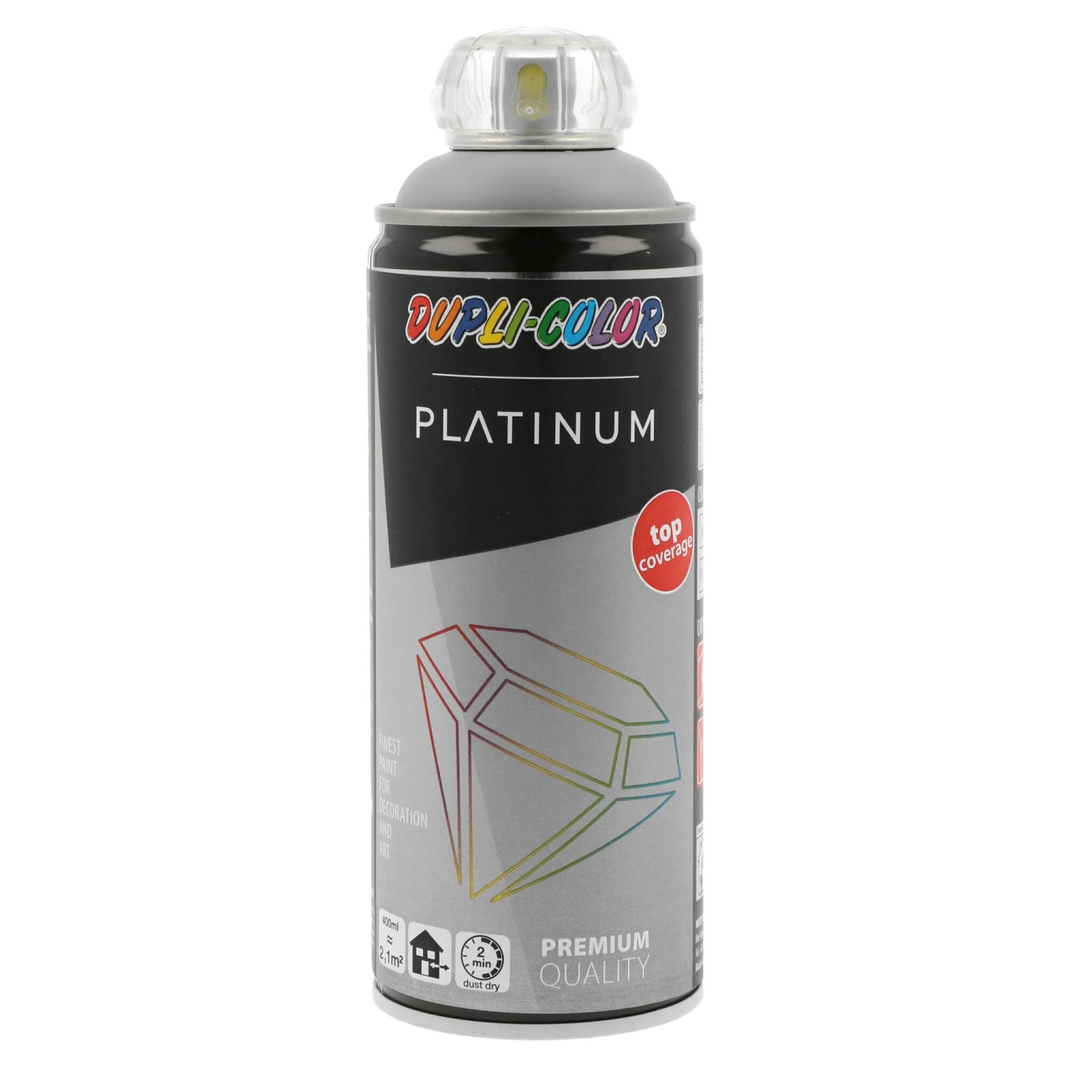 E-shop DUPLI-COLOR Lak v spreji PLATINUM hodvábne matný, RAL 7001 sivostrieborná, 400ml