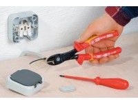 LUX Silne stranové štiepacie kliešte VDE 200 mm Comfort