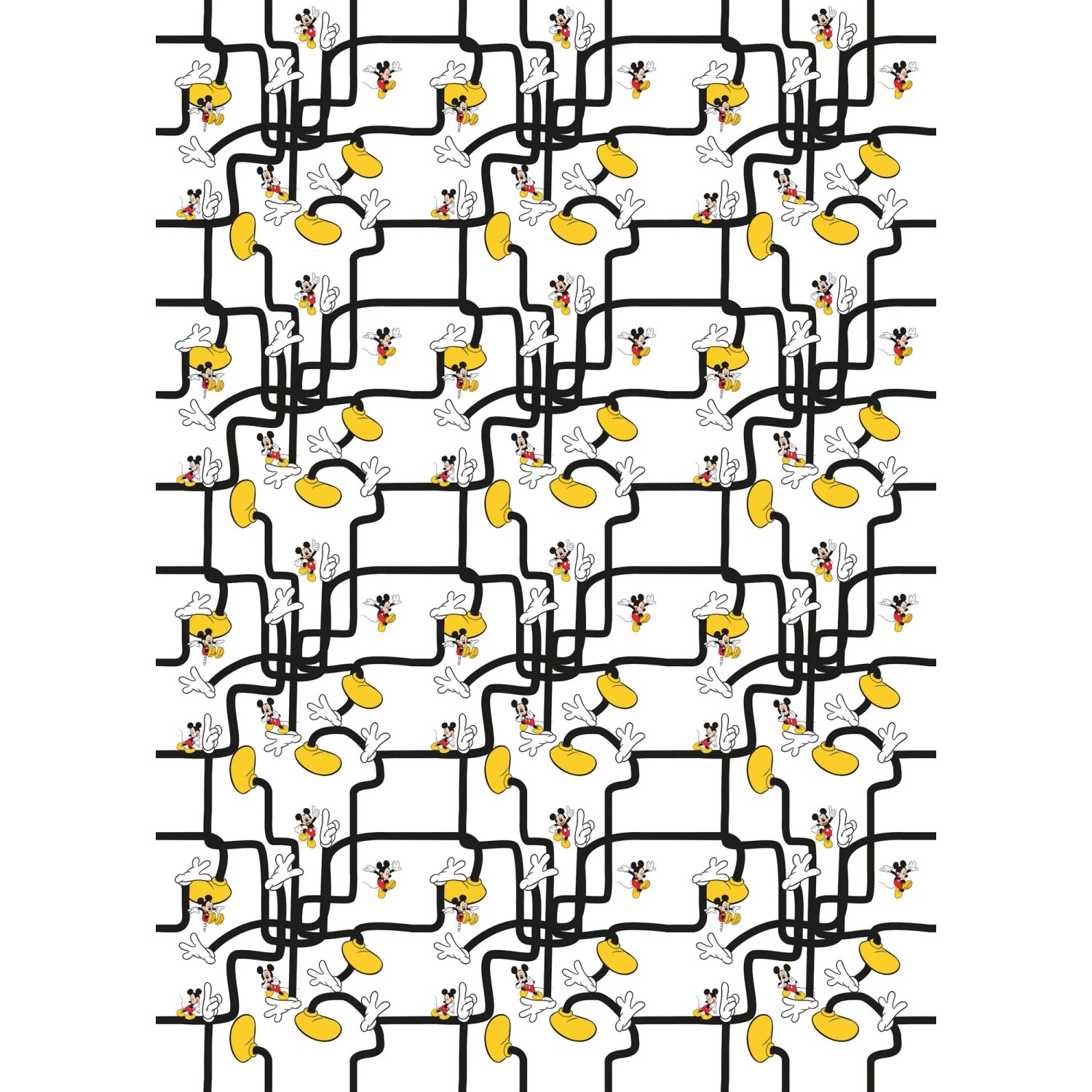 E-shop Komar Vliesová fototapeta Mickey Mouse - Foot Labyrinth 200 x 280 cm