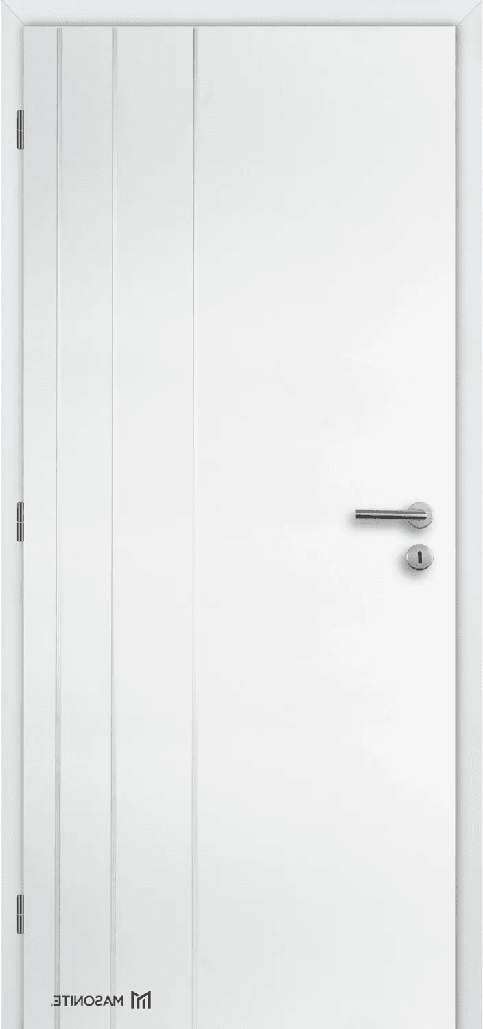 Doornite Dvere profilované Bordeux Plné 80 Ľ, biele