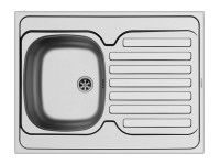 PYRAMIS Nerezový drez INTERNATIONAL 1B 1D hladký, 80 x 60 cm PYRAMIS Nerezový drez INTERNATIONAL 1B 1D hladký, 80 x 60 cm