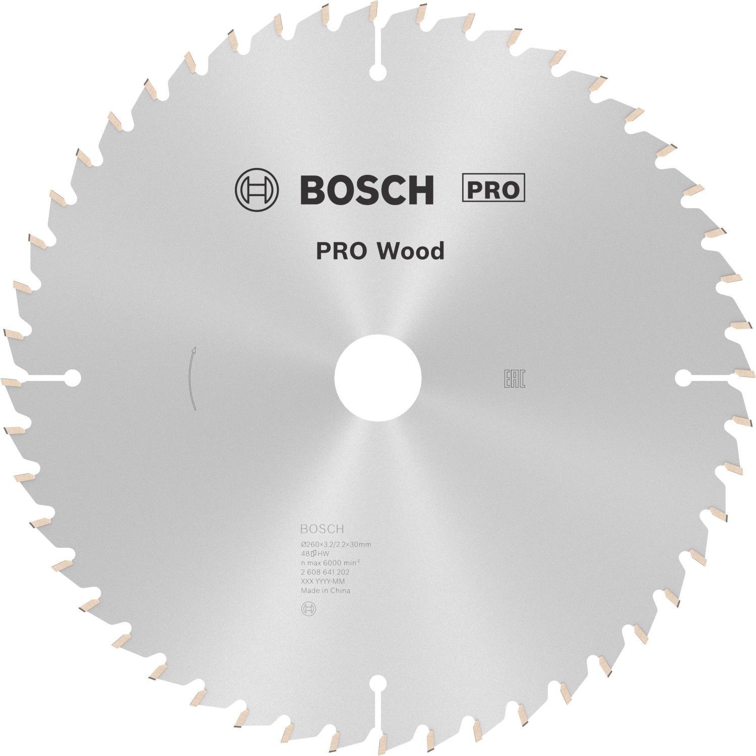 E-shop Bosch Pílový rezný kotúč PRO Wood, pr. 260 x 30 mm