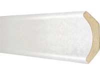 Lišta so žľabom štruktúra biela fóliovaná 22 mm x 22 mm dĺžka 2600 mm