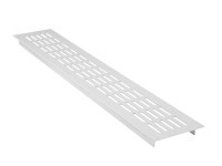 OBI Vetracia mriežka z ľahkého kovu hliníková, biela, 480 x 80 mm