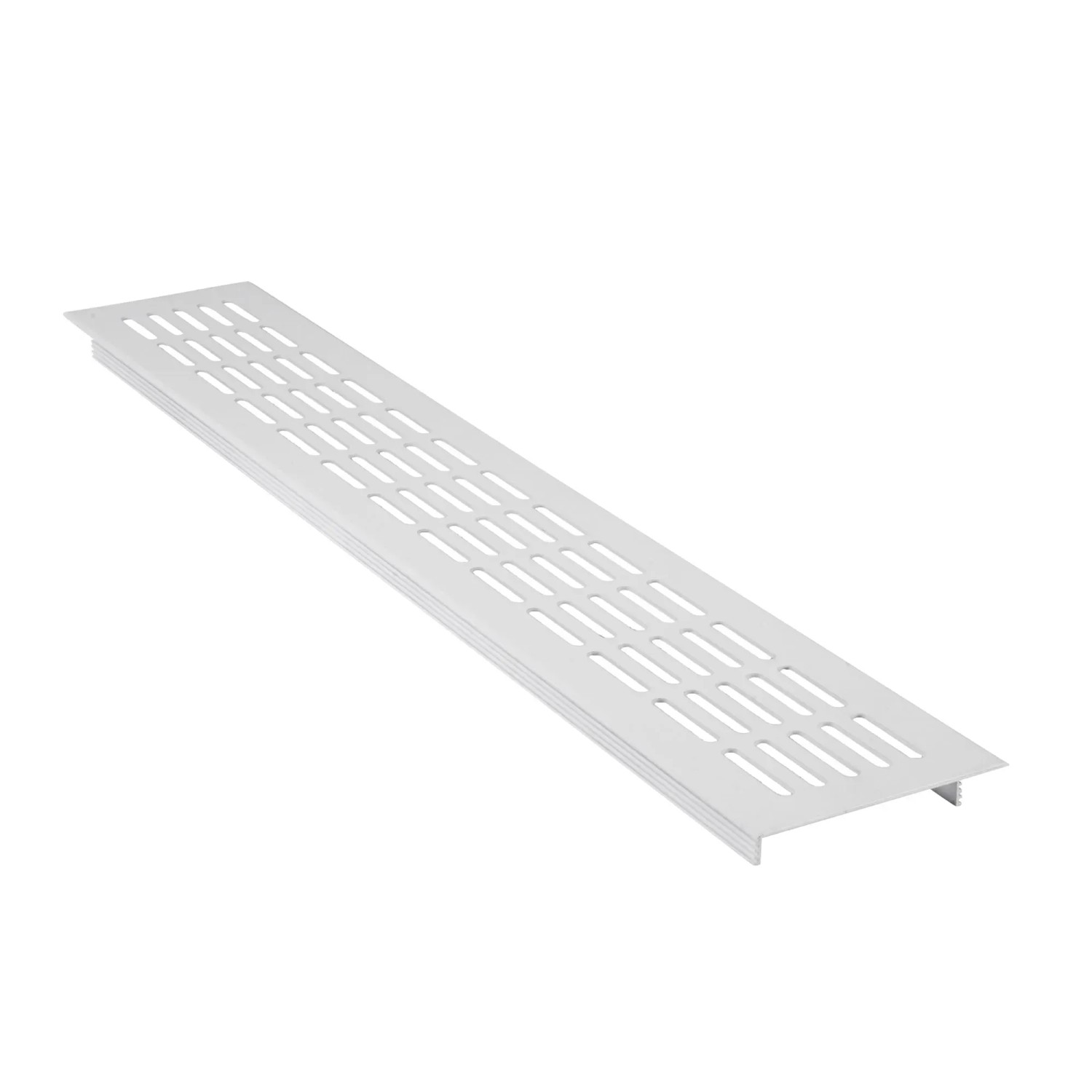 E-shop OBI Vetracia mriežka z ľahkého kovu hliníková, biela, 480 x 80 mm