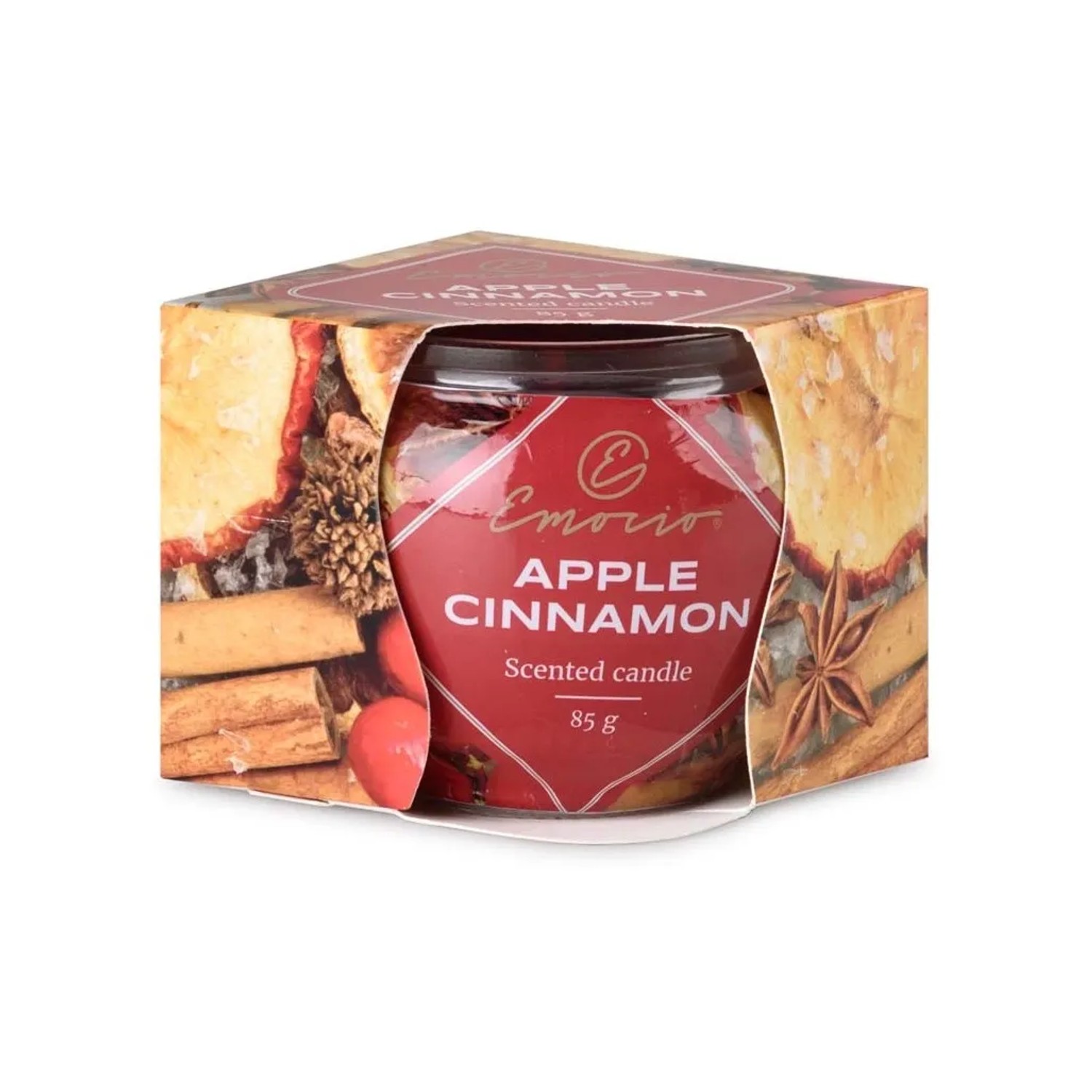 E-shop Emocio Vonná sviečka v skle Apple Cinnamon 85 g