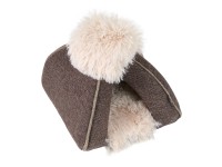 Fenica Domček pre hlodavce Luxury, tmavo hnedá, 25 x 25 cm