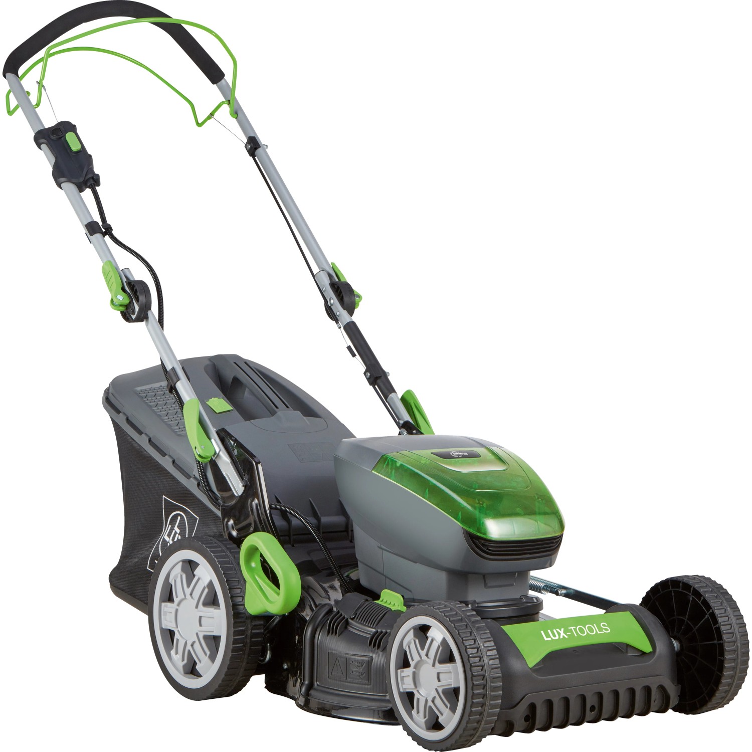 E-shop LUX-TOOLS Aku kosačka 1 PowerSystem A-RM-46-24 Set, 2x aku 4,0Ah + nabíjačka