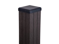 GroJa Stĺpik hotového plota na zabetónovanie vrát. krytky antracitový 7 x 7 x 24 GroJa Stĺpik hotového plota na zabetónovanie vrát. krytky antracitový 7 x 7 x 24