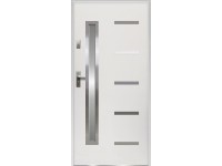 O.K. DOORS Oceľové vchodové dvere JUVENTUS P55 biele 90 P