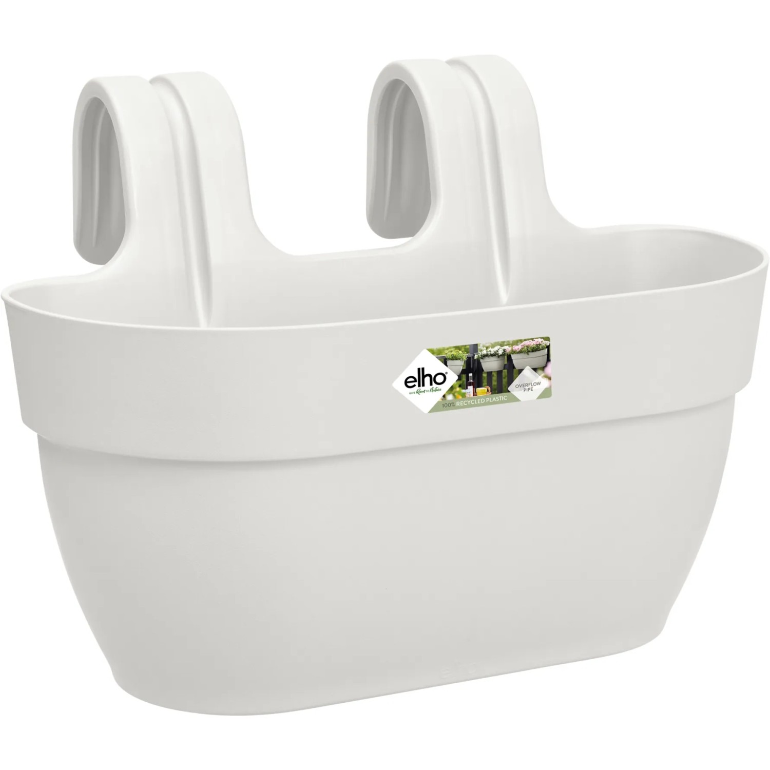 E-shop elho Kvetináč Vibia Campana Easy Hanger M hodvábne biely, 36 x 27 x 24 cm